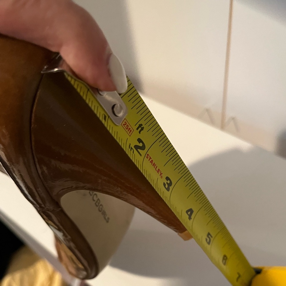 BCBGirls Tan Heeled Boots - Picture 7 of 7